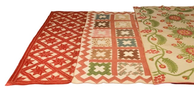3 Antique Hand Made Quilts (1 of 20)