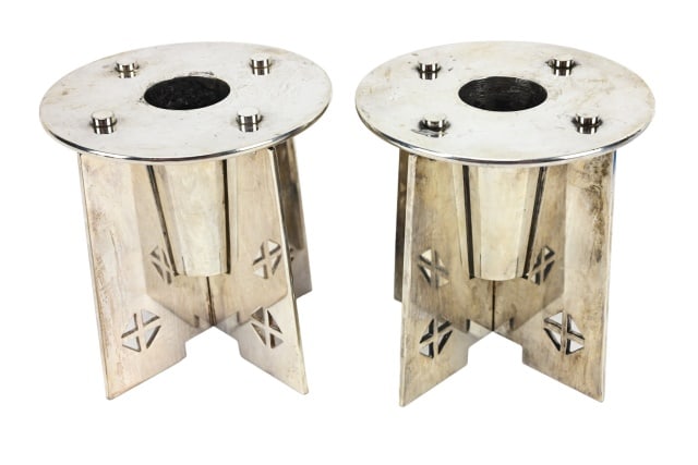 Pair Swid Powell Gwathmey Siegel Candlesticks (1 of 12)