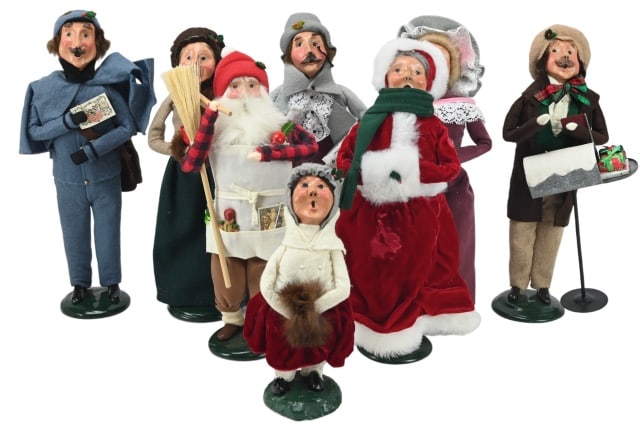8 1990's Byers Choice Carolers Figures (1 of 7)
