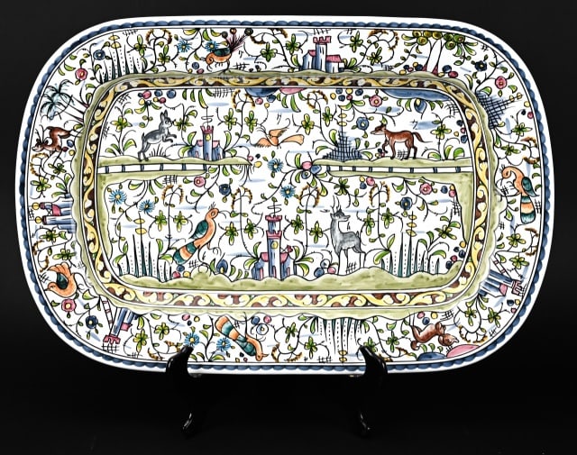 Hand Painted Portuguese Platter William Sonoma (1 of 8)