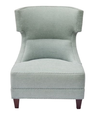 Baker Furniture Custom Upholstered Wingback Chair (1 of 9)