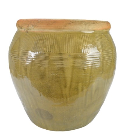 Vintage Glazed Ceramic Planter (1 of 7)