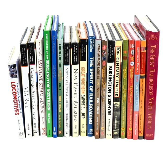 Collection of Books on U.S. Rail Road History (1 of 10)