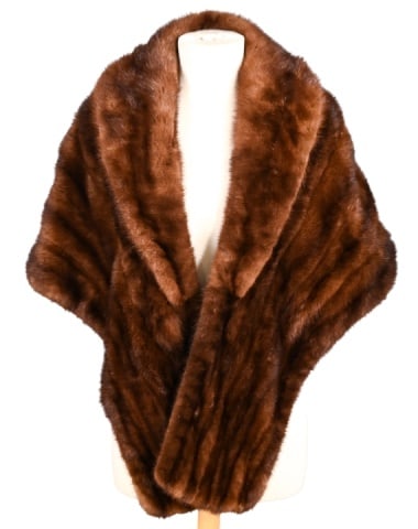 Vintage Edward Lake NYC Mink Wrap Shawl (1 of 11)