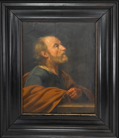 Attributed to Jan Van Bijlert Antique Oil Painting (1 of 10)