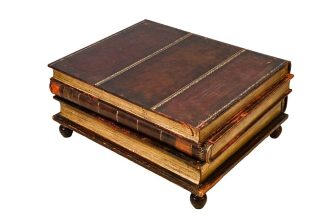 Maitland - Smith Stacked-Booked Coffee Table (1 of 9)