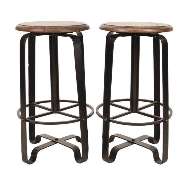 Christopher Knight Skyla Industrial Swivel Stools (1 of 7)