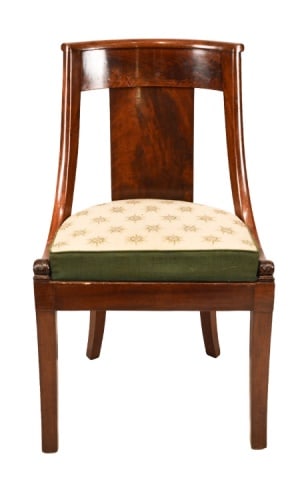 American Seignouret Style Gondola Chair (1 of 8)