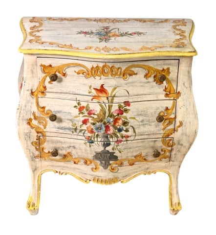 Vintage Italian Hand Painted Bombay Chest (1 of 11)