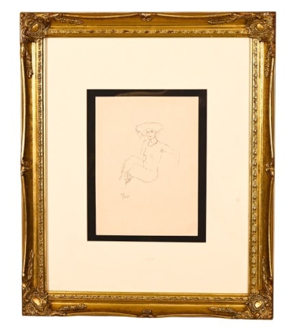 Gustav Klimt Titled 50 Handzeichmangen Lithograph (1 of 11)