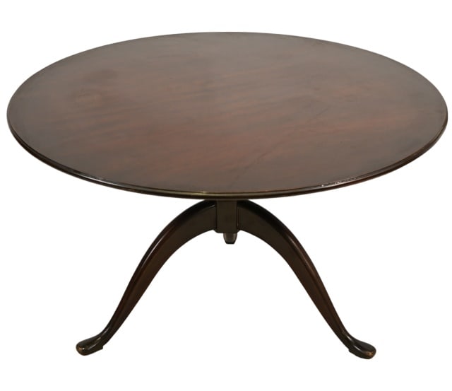 Georgian Style Hand Carved Round Parlor Table (1 of 12)