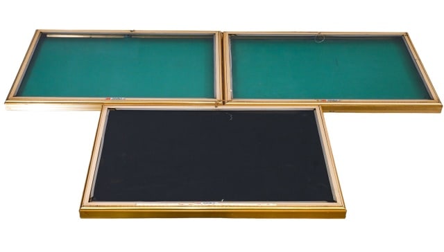 3 Guardian Glass Top Steel Travel Display Cases (1 of 11)