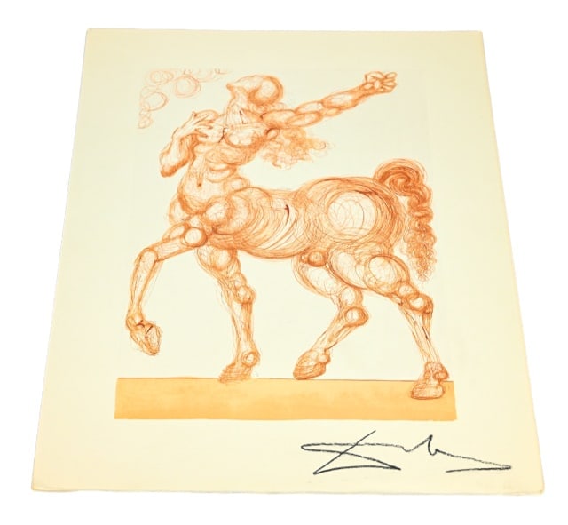 Salvador Dali Woodblock Divine Comedy #25 Signed (1 of 9)