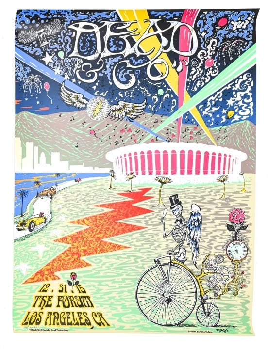 Dead & Co.12/31/15 Los Angeles Forum Poster (1 of 11)