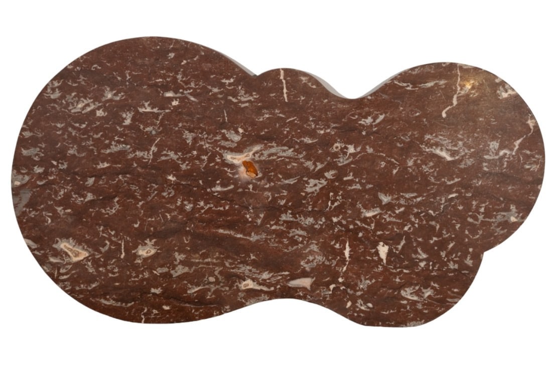 Serpentine Cut Polished Marble Table Top Salvage (1 of 9)