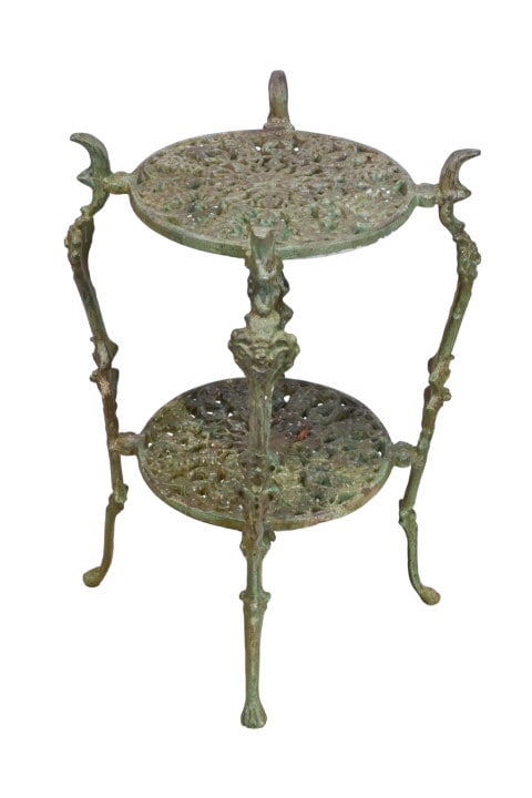 Ram's Head  Aluminum Plant Stand (1 of 7)