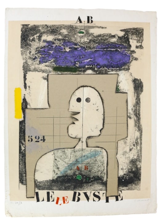 James Coignard Signed Mixed Media Carborundum (1 of 11)