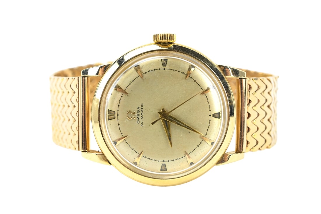 Vintage Omega 14K Gold Men's Wrist Watch (1 of 18)