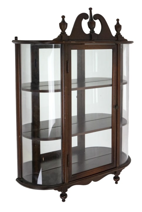 Antique Chippendale Style Hanging Glass Etagere (1 of 12)