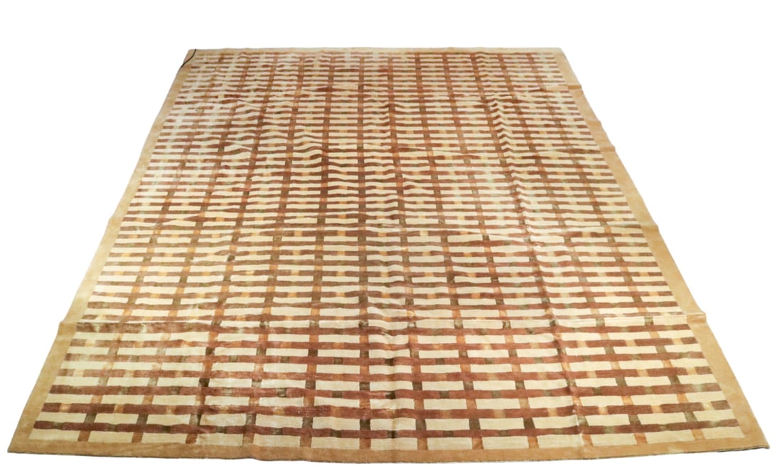 Tufenkian Hand Knotted Wool Silk Rug (1 of 7)