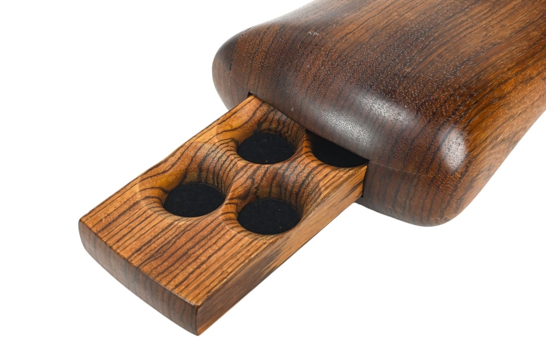 Vintage Native Redwood Puzzle Box w Fitted Drawer (1 of 9)