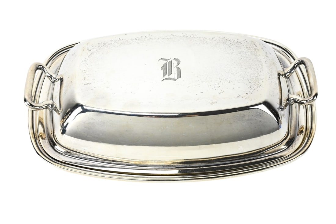 Sterling Silver Serving Dish with Cover (1 of 8)