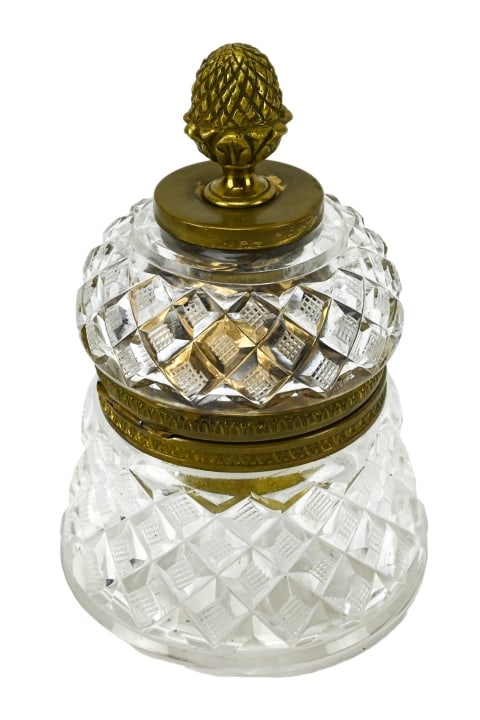 Vintage Hand Cut Crystal Covered Lighter (1 of 10)