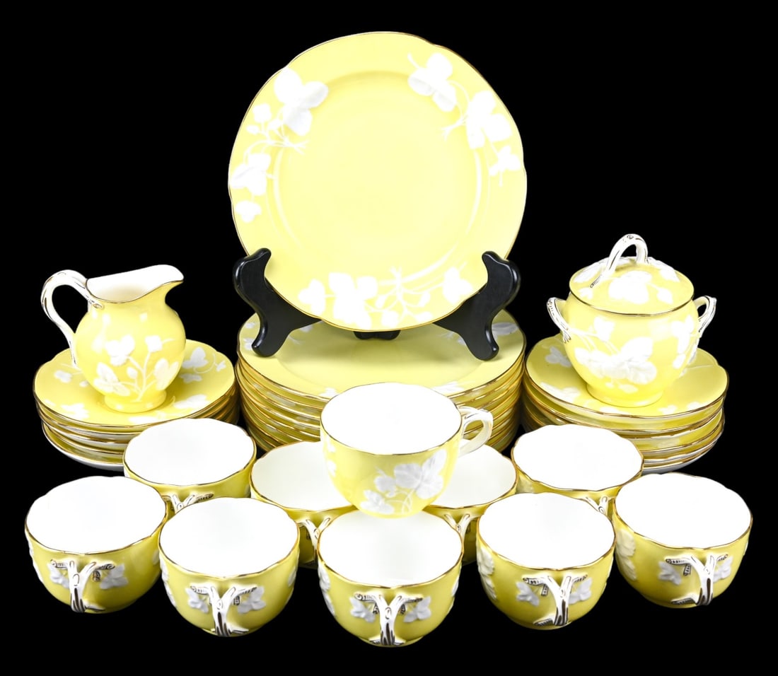 Mintons Porcelain Yellow & White Replacement Set (1 of 12)