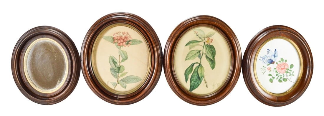 4 Antique Eastlake Oval Frames with Glass (1 of 17)