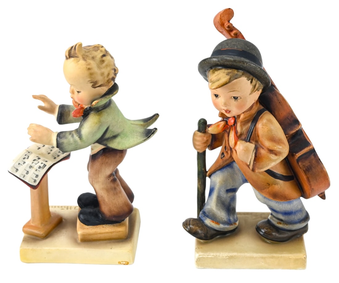 2 Antique Early Hummel Porcelain Figurines (1 of 12)