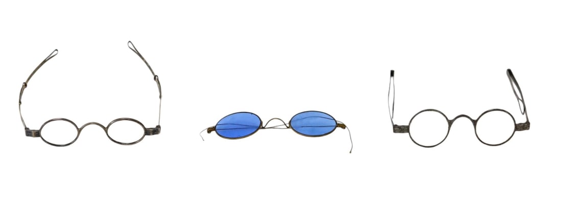 3 Pair Antique 19th C Adjustable Spectacles (1 of 7)