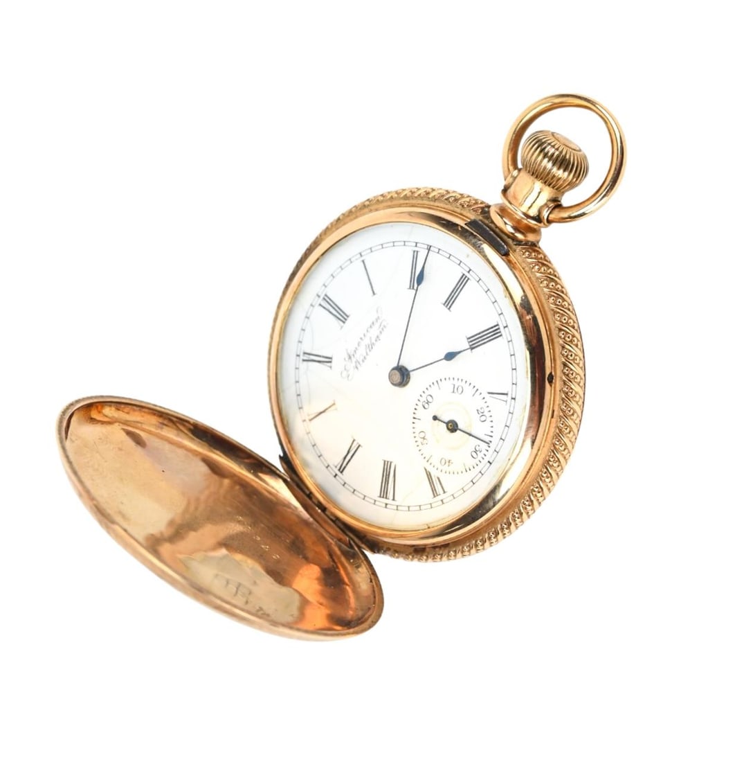 Antique 14K Gold American Waltham Pocket Watch (1 of 15)