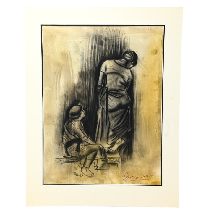 Hemen Mazumdar Ink on Paper (1 of 11)