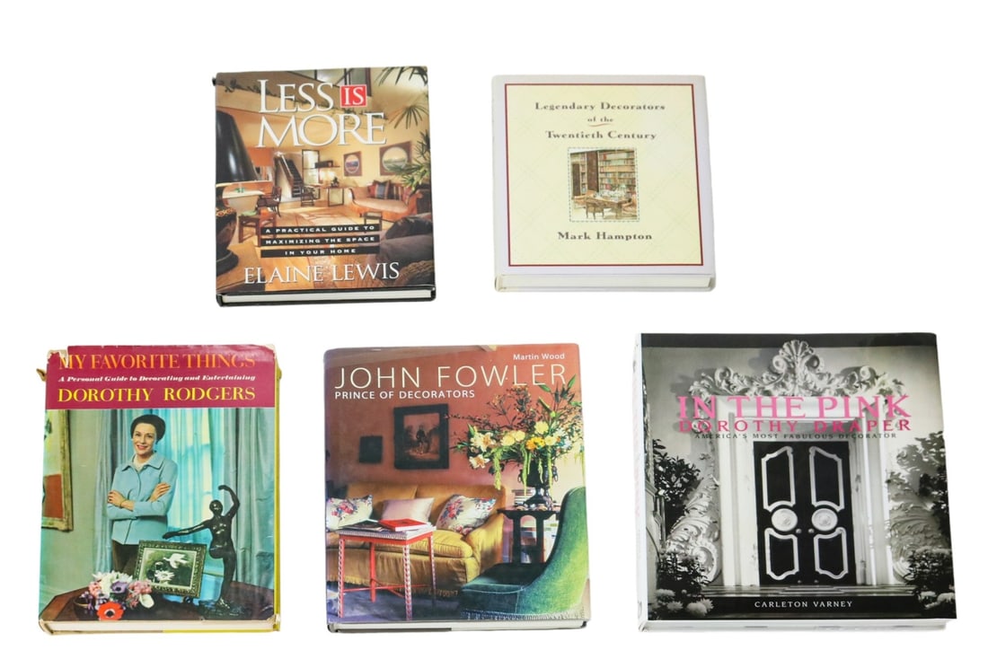 5-20th C Decorating Coffee Table Books By Designer (1 of 17)