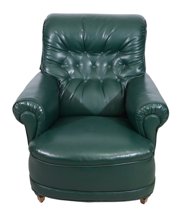 Vintage Chesterfield Style Leather Tufted Armchair (1 of 17)