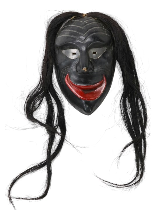 Vintage Native American Carved False Face Mask (1 of 9)