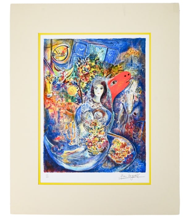 Marc Chagall e Bella, L'amore e un Cielo Blu Print (1 of 15)