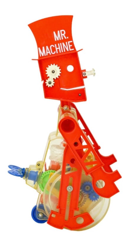 Vintage 1970's Ideal Mr. Machine Wind Up Robot Toy (1 of 9)