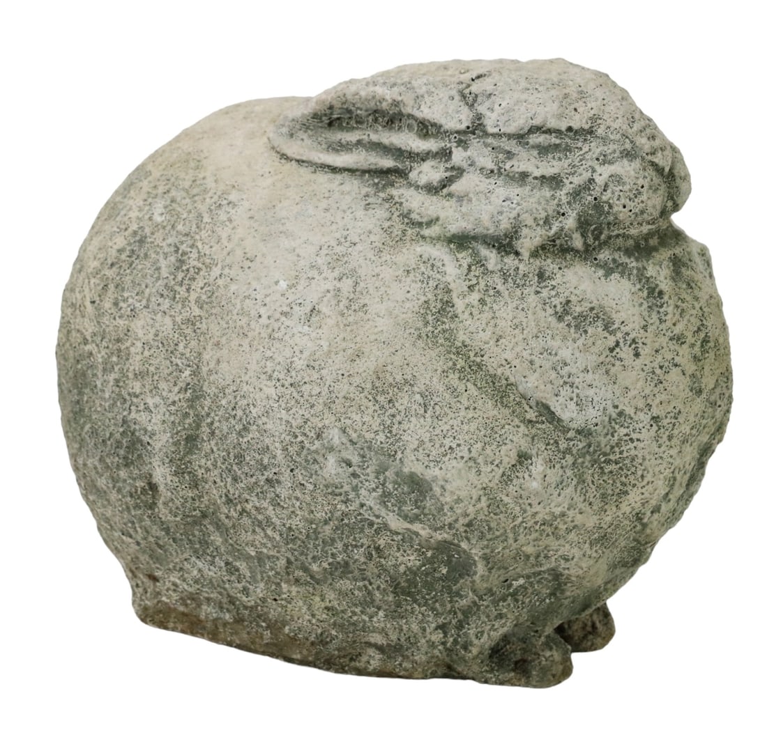 Concrete Rabbit Oudoor Garden Statue (1 of 7)