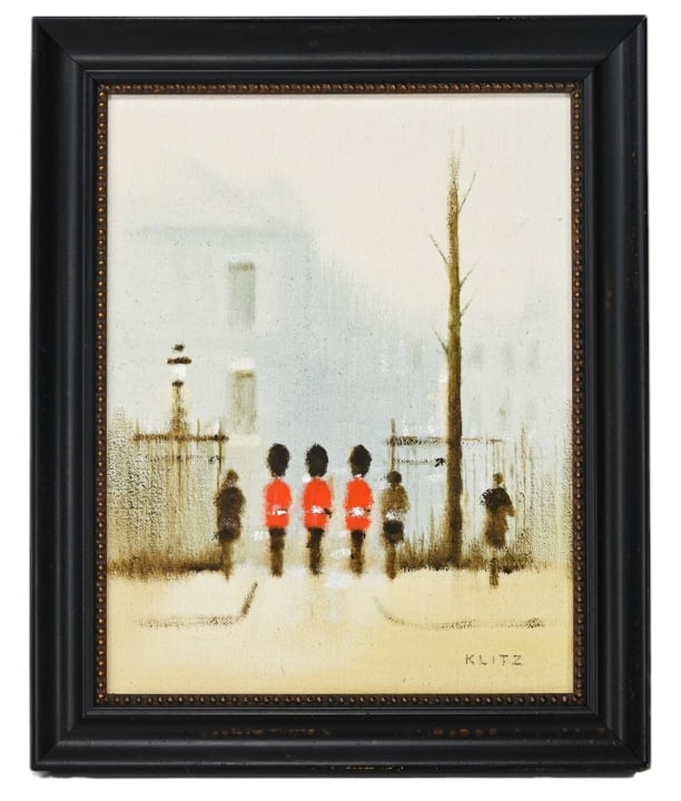 Anthony Klitz Guards at Palace Oil on Canvas (1 of 9)