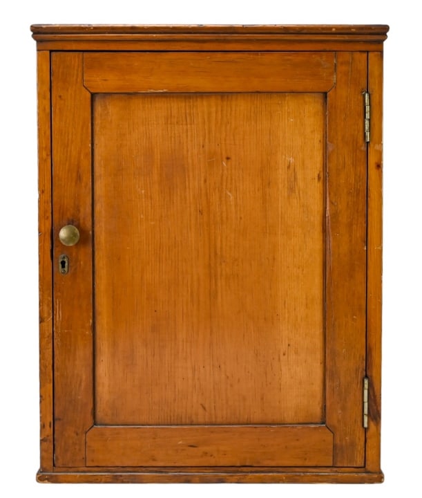 Antique Pine Hanging Medicine Cabinet (1 of 10)