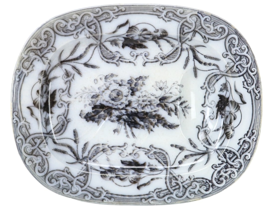 Antique Johnson Brothers Ironstone Flo Platter (1 of 10)