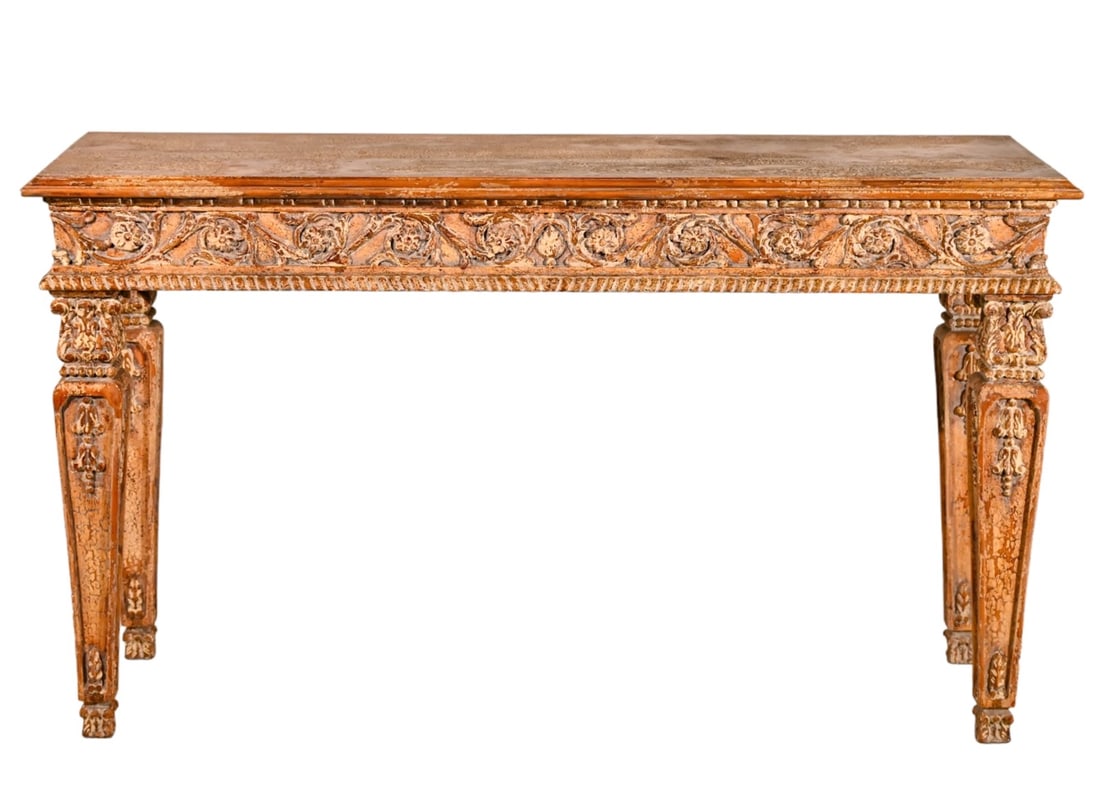 Italian Renaissance Revival Style Carved Table (1 of 12)
