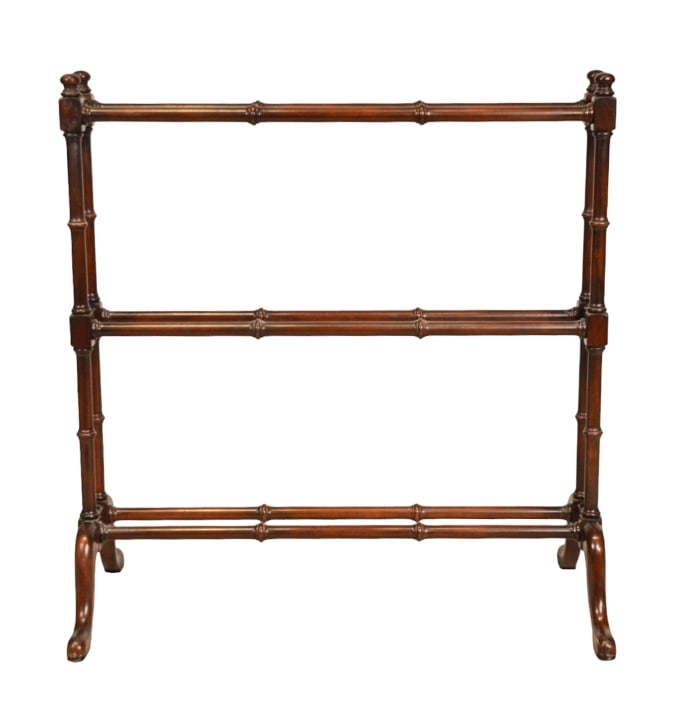 French Faux Bamboo Quilt / Blanket Stand (1 of 8)