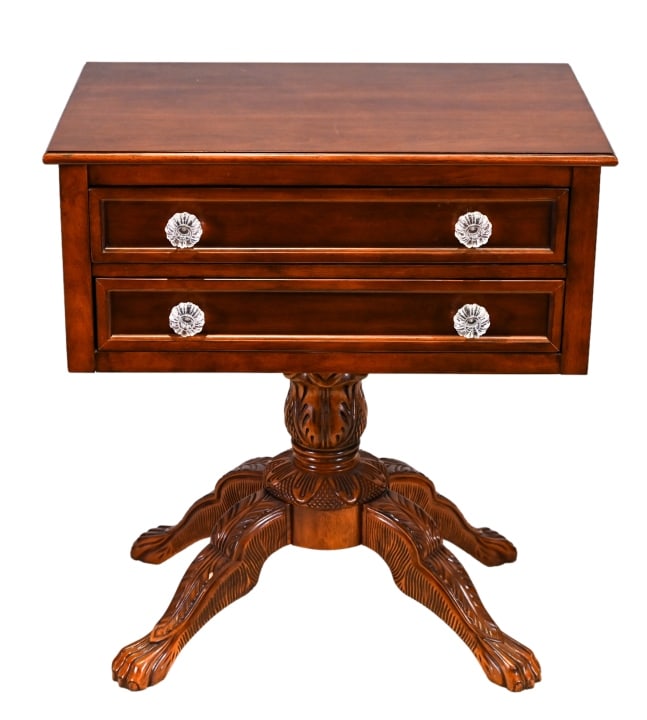 Martha Stewart By Bernhardt End Table on Pedestal (1 of 13)