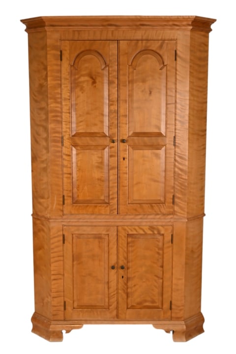 Vintage Farm House Rustic Corner Cabinet (1 of 12)