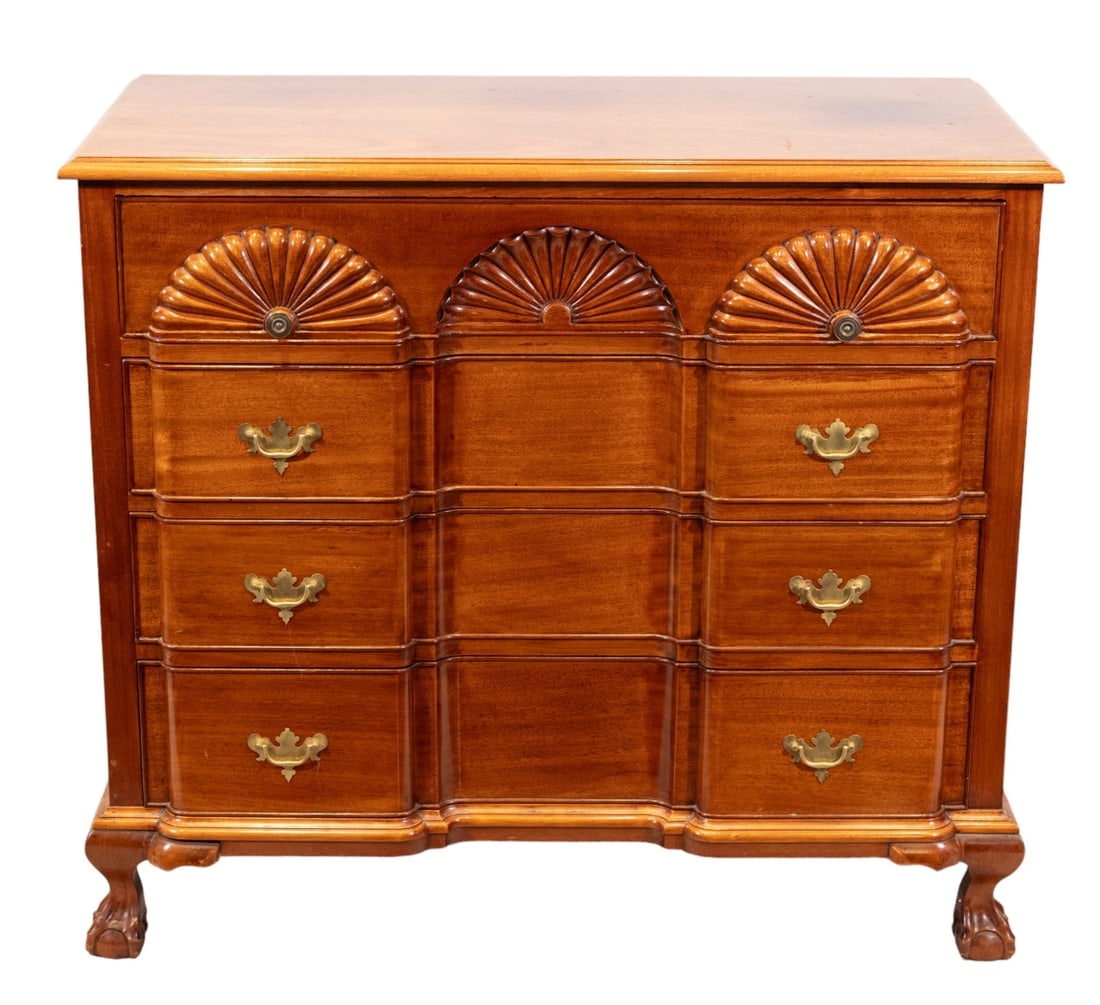 Goodard Townsend Style Block Mahogany Front Chest (1 of 11)