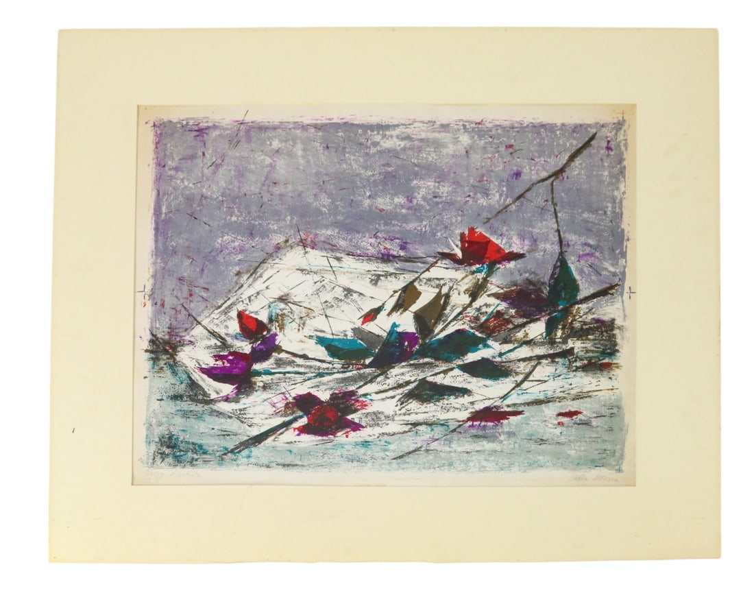 Ivan Mosca Signed Abstract Lithograph (1 of 9)