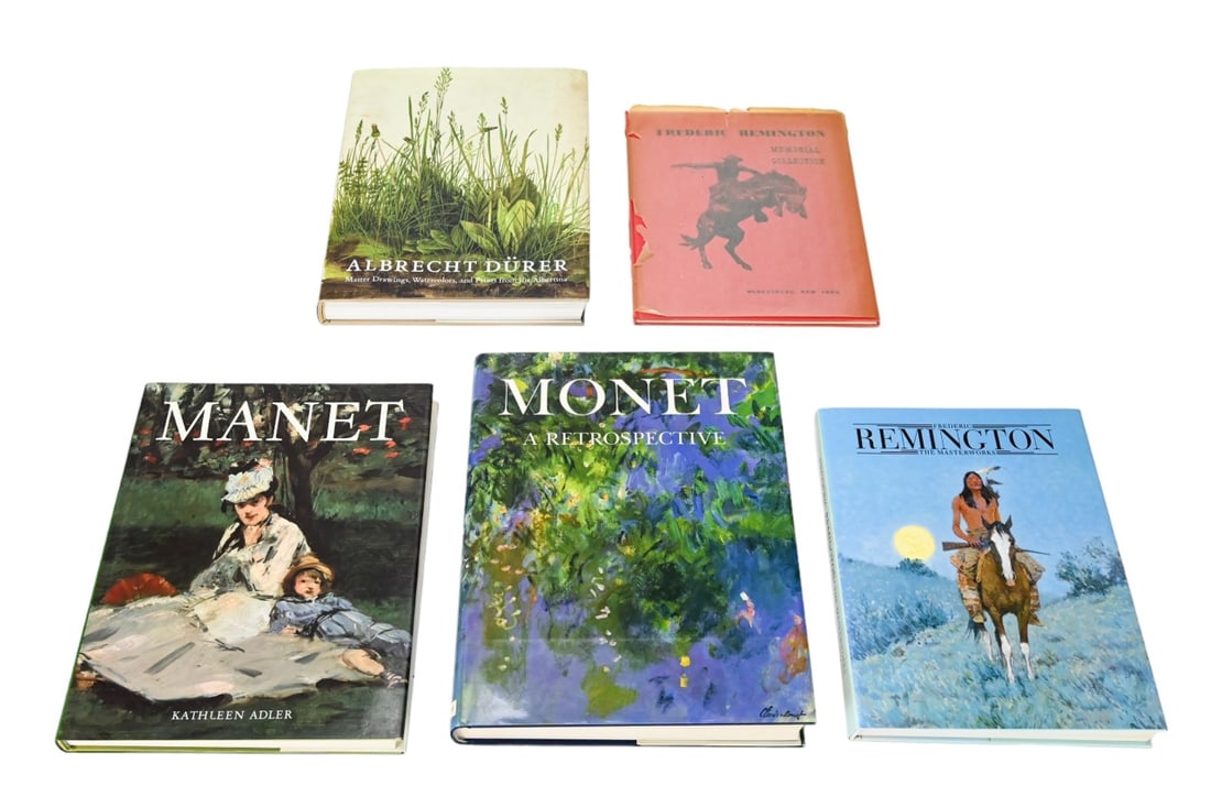 5 Hard Cover Coffee Table Art  Books by Artist (1 of 17)