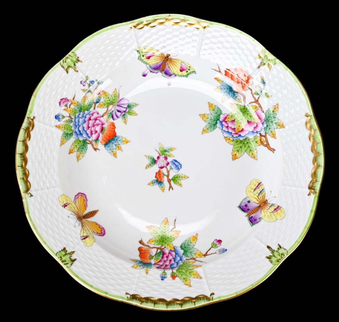 Herend Hungary Porcelain Victoria Serving Bowl (1 of 10)